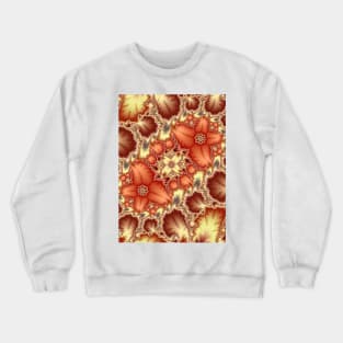 Mandelbrot Fractal Flowers Crewneck Sweatshirt